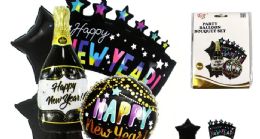 72 Pieces New Year Balloon Bouquet Set - New Years