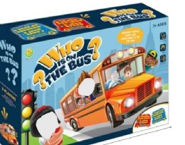 16 Pieces English Guess Who Is On The Bus Game - Dominoes & Chess