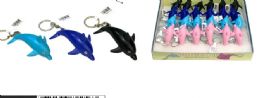 48 Pieces Dolphin Key Chain With Light - Key Chains