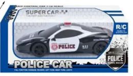 6 Wholesale Rc Black Police Car With Chargeable Battery