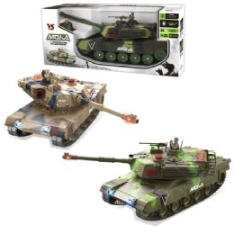 8 Pieces Remote Control Tank With Sound And Light And Usb - Cars, Planes, Trains & Bikes