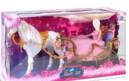 4 Pieces Princess Carriage With Light - Light Up Toys