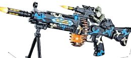 9 Pieces Spray Paint Electric Voice Gun - Light Up Toys