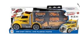 6 Pieces Storage Truck And 6 Engineering Trucks With Container Truck - Cars, Planes, Trains & Bikes