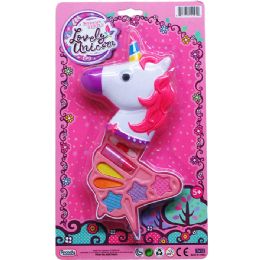 36 Pieces 9.5" Unicorn Shape Make Up Set On Blister Card - Girls Toys