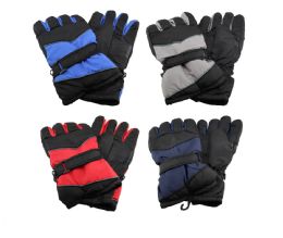48 Bulk Men Water Resistant Ski Glove