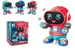 24 Pieces Dancing Robot With Light And Music - Action Figures & Robots