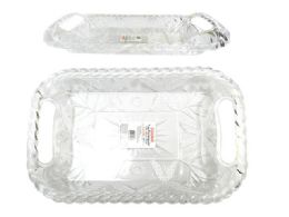 48 Pieces CrystaL-Like Serving Tray With Handles - Serving Trays