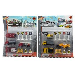 24 Pieces Die Cast Car Set - Toy Weapons