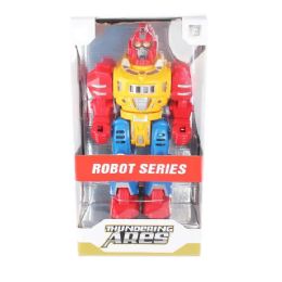 6 Pieces Robot With Sound And Light - Action Figures & Robots