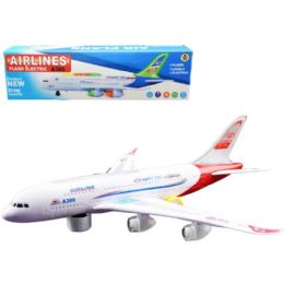 12 Pieces 17.3 Inch Airplane With Light And Sound - Cars, Planes, Trains & Bikes