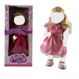 12 Bulk Electric Walking Singing Doll With Mic And Music And Light