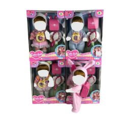 12 Pieces 13 Inch Doll With Backpack And Comb - Dolls