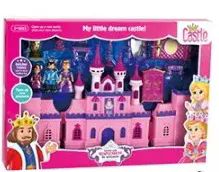 8 Pieces Castle With Light And Music - Girls Toys