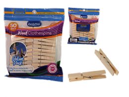 72 Pieces Cloth Pegs - Clothes Pins