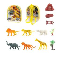 12 Pieces 5 Inch Pvc Animal In A Bag - Animals & Reptiles