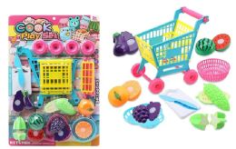 12 Pieces Shopping Cart Set - Light Up Toys
