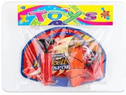 12 Pieces Basketball Board Set With Ball And Pump - Balls