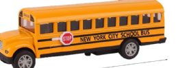 24 Bulk 5 Inch Ny Diecast School Bus