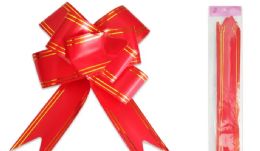 6 Wholesale 2 Inch Red Pulling Ribbon 24 Pack