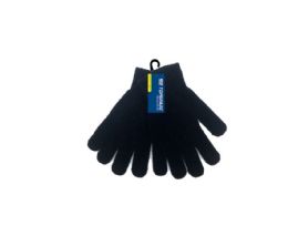 72 Pieces Adult Black Magic Glove - Knitted Stretch Gloves