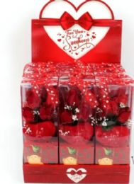36 Pieces 12 Inch Red Rose Flower Set - Valentine Decorations