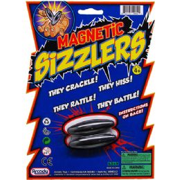 36 Pieces 2.25" Magnetic Sizzlers On Blister Card - Educational Toys