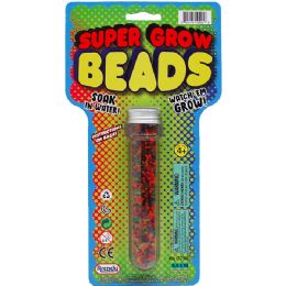 96 Wholesale Growing Bubble Beads In 5.5" Tube On Blister Card