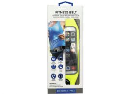 36 pieces Activefit Fitness Belt In Yellow - Fitness and Athletics