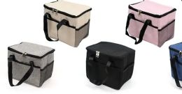 24 Wholesale 10x6x8.5 Inch Insulated Lunch Bag