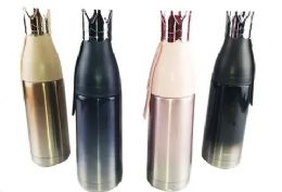 24 Pieces Crown Thermos Cup - Drinking Water Bottle
