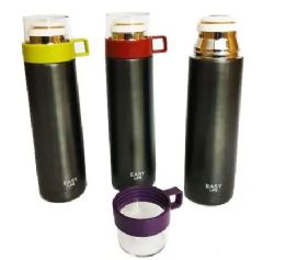 24 Pieces Easy Life Thermos Cup - Drinking Water Bottle