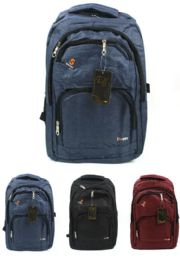 12 Pieces 18 Inch Travel Sport Backpack - Backpacks 18" or Larger
