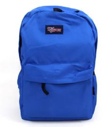 12 Pieces 16 Inch Royal Blue Backpack - Backpacks 18" or Larger