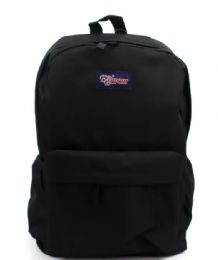 12 Pieces 16 Inch Black Backpack - Backpacks 16"
