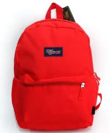 12 Pieces 16 Inch Red Backpack - Backpacks 16"