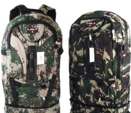 12 Pieces 25 Inch Camo Travel Backpack - Backpacks 18" or Larger