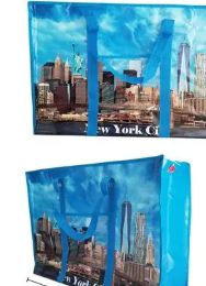 36 Pieces Non Woven New York Bag With Zip - Tote Bags & Slings