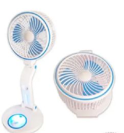 12 Wholesale 17.5 Inch Rechargeable Foldable Fan With Light