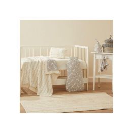 24 Bulk Unisex 5pcs Baby Crib Bedding Set Cream Color