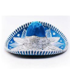 24 Pieces Mariachi Med Hat Sombrero De Charro - Party Hats & Tiara
