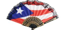24 Pieces Folding Fan Puerto Rican Fan - Novelty Toys