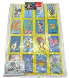 42 Pieces Loteria Mega Jumbo - Card Games