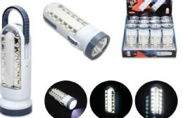 24 Wholesale 6.5 Dual Purpose Flashlight