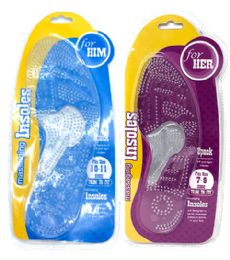 48 Wholesale Men And Women Shoe Insole Assorted