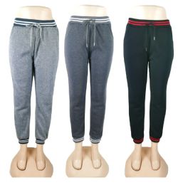 48 Pieces Womens Threaded Winter Sweatpants - Womens Pants