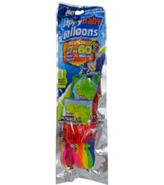 500 Pieces 37pc Water Balloon W Straw - Water Balloons