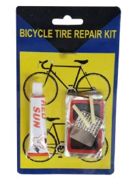 96 Wholesale Bicycle Tire Repair Kit Set