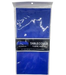 96 Pieces Royal Blue Table Cover 54x108in - Table Cloth