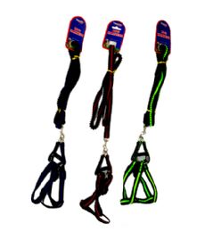 72 Pieces Harness And Bungee Lead1.5cmx120+40cm - Pet Accessories